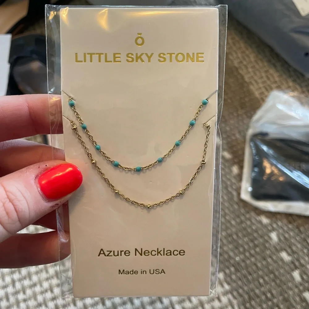 Little Sky Stone Azure Necklace - NWT - Picture 5 of 6